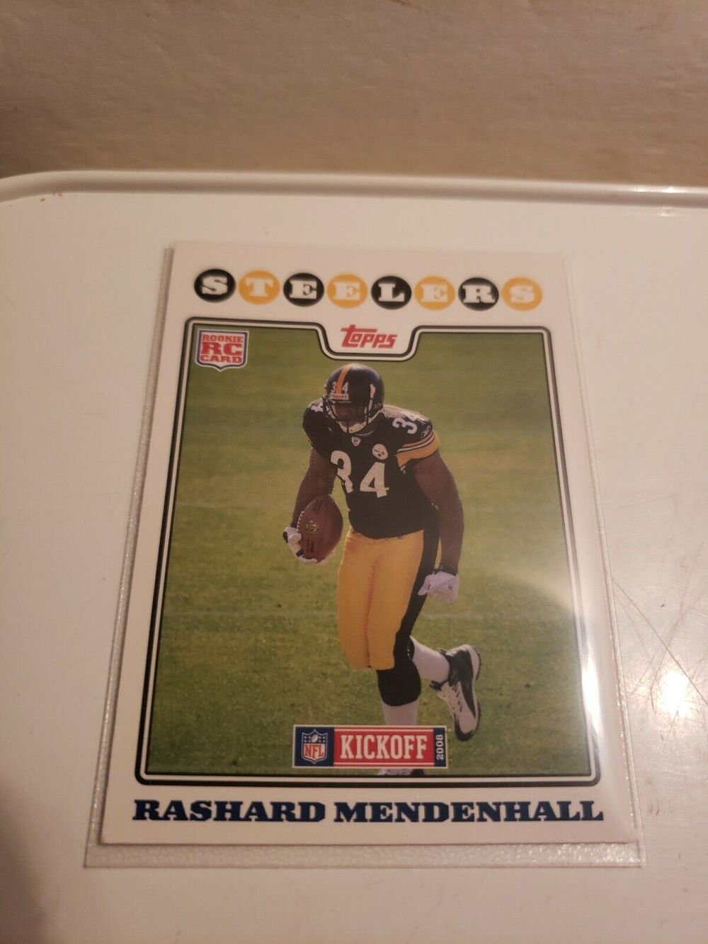 Rashard Mendenhall 2008 Topps #179 - Rookie Card - Pittsburgh Steelers - NFL